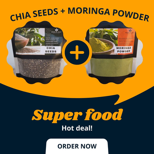 Chia & Moringa Pack 200gm each - SeedOLeaf