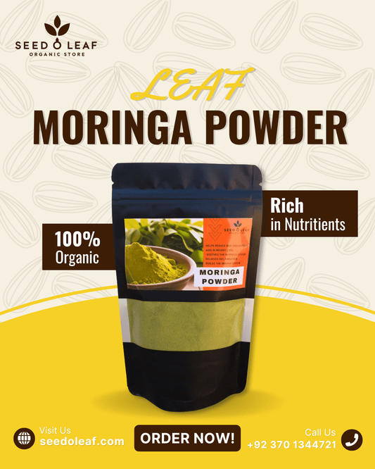 Moringa Leaf Powder 500gm - SeedOLeaf