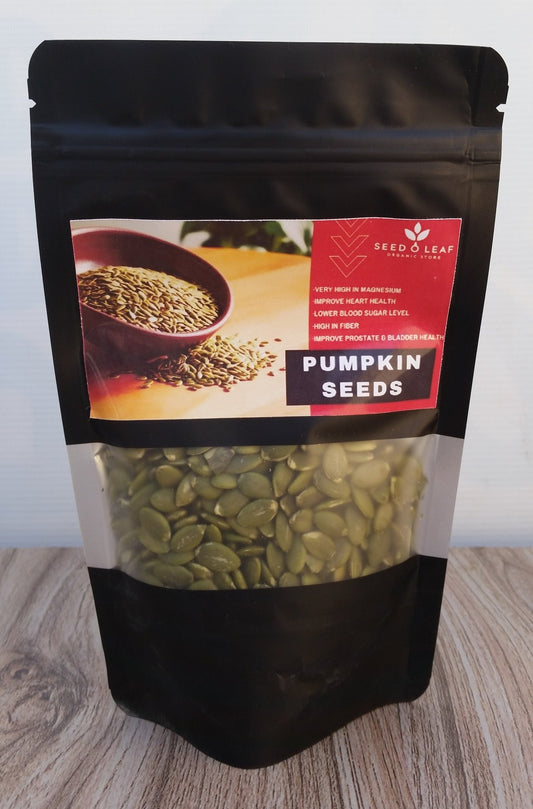 Organic Pumpkin Seeds (Peeled) 500gm - SeedOLeaf