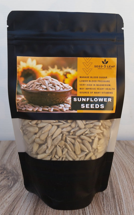 Organic Sunflower Seeds (Peeled) 500gm - SeedOLeaf