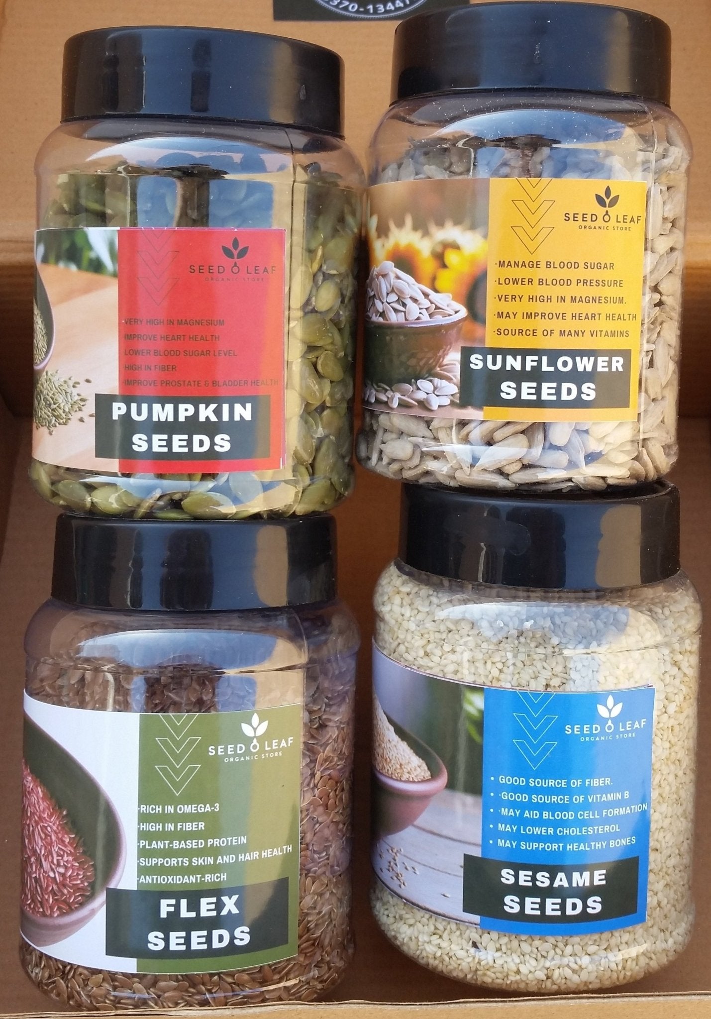 PCOS Seed Cycling Pack – Natural Hormone Balance & Menstrual Cycle Support (200gm Each)